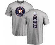 MLB Nike Houston Astros #25 Jose Cruz Jr. Ash Backer T-Shirt