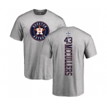 MLB Nike Houston Astros #43 Lance McCullers Ash Backer T-Shirt