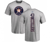 MLB Nike Houston Astros #43 Lance McCullers Ash Backer T-Shirt