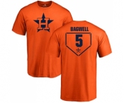 MLB Nike Houston Astros #5 Jeff Bagwell Orange RBI T-Shirt