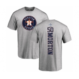 MLB Nike Houston Astros #50 Charlie Morton Ash Backer T-Shirt