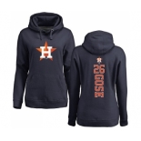 MLB Women's Nike Houston Astros #26 Anthony Gose Navy Blue Backer Pullover Hoodie