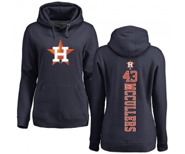 MLB Women's Nike Houston Astros #43 Lance McCullers Navy Blue Backer Pullover Hoodie