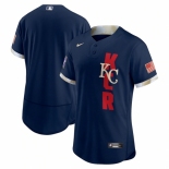 Men's Kansas City Royals Blank Nike Navy 2021 MLB All-Star Authentic Jersey