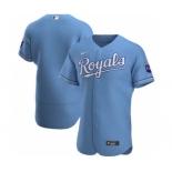 Men's Nike Kansas City Royals 2020 Light Blue Alternate Authentic Baseball Jersey