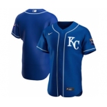 Men's Nike Kansas City Royals 2020 Royal Alternate Authentic Official Team Baseball Jersey