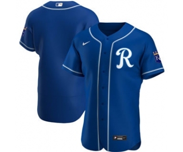 Men's Nike Kansas City Royals 2020 Royal Alternate Authentic Team Baseball Jersey