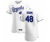 Men's  Nike Kansas City Royals #48 Chance Adams White Home 2020 Authentic Player Baseball Jersey