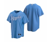 Men's Nike Kansas City Royals Blank Light Blue Alternate Stitched Baseball Jersey