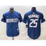 Men's Detroit Tigers #25 Matt Manning 2024 Navy City Connect Cool Base Limited Stitched Jersey