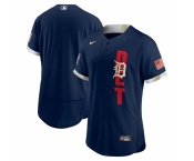 Men's Detroit Tigers Blank Nike Navy 2021 MLB All-Star Authentic Jersey