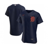 Men's Nike Detroit Tigers 2020 Navy Alternate Authentic Team Baseball Jersey