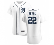 Men's Nike Detroit Tigers #22 Victor Reyes White Home 2020 Authentic Player Baseball Jersey