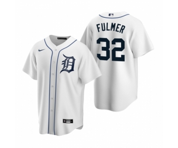 Men's Nike Detroit Tigers #32 Michael Fulmer White Home Stitched Baseball Jersey