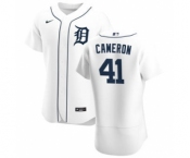 Men's Nike Detroit Tigers #41 Daz Cameron White Home 2020 Authentic Player Baseball Jersey