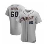 Men's Nike Detroit Tigers #60 Akil Baddoo Gray Flex Base Stitched Baseball Jersey