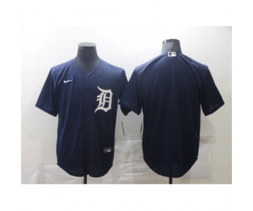 Men's Nike Detroit Tigers Blank Blue Home Baseball Jersey