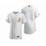 Men's Nike Detroit Tigers Blank White 2020 Authentic Golden Edition Baseball Jersey