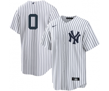 Men's New York Yankees #0 Marcus Stroman No Name White Cool Base Stitched Jersey