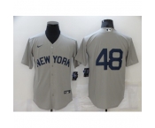 Men's New York Yankees #48 Anthony Rizzo Gray Game 2021 Field of Dreams Jersey