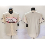 Men's New York Yankees Blank Cream Vapor Limited Stitched Baseball Jersey