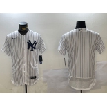 Men's New York Yankees Blank White 2024 Flex Base Stitched Jersey