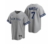 Men's Nike New York Yankees #19 Masahiro Tanaka Gray Road Stitched Baseball Jersey