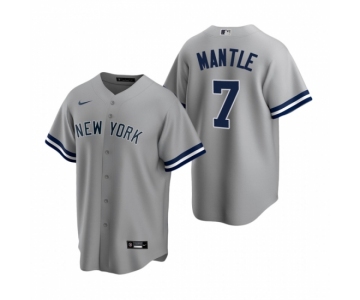 Men's Nike New York Yankees #19 Masahiro Tanaka Gray Road Stitched Baseball Jersey