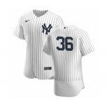 Men's Nike New York Yankees #36 Mike Ford White Navy Home 2020 Authentic Player Baseball Jersey