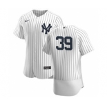 Men's Nike New York Yankees #39 Mike Tauchman White Navy Home 2020 Authentic Player Baseball Jersey