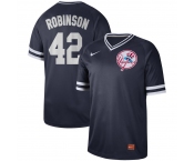 Men's Nike New York Yankees #42 Jackie Robinson Navy Blue M&N MLB Jersey