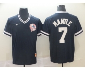 Men's Nike New York Yankees #7 Mickey Mant Navy Blue M&N MLB Jersey