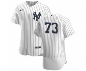 Men's Nike New York Yankees #73 Michael King White Navy Home 2020 Authentic Player Baseball Jersey