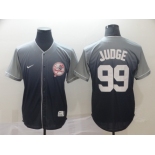 Men's Nike New York Yankees #99 Aaron Judge Grey Drift Fashion MLB Jersey