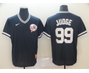 Men's Nike New York Yankees #99 Aaron Judge Navy Blue M&N  MLB Jersey