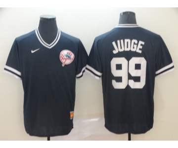 Men's Nike New York Yankees #99 Aaron Judge Navy Blue M&N  MLB Jersey