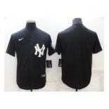 Men's Nike New York Yankees Blank Black Alternate Stitched Baseball Jersey