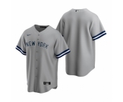 Men's Nike New York Yankees Blank Gray Road Stitched Baseball Jersey