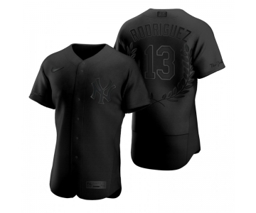 New York Yankees #13 Alex Rodriguez Men's Nike Black MLB MVP Limited Player Edition Jersey