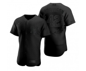 New York Yankees #42 Jackie Robinson Men's Nike Black MLB MVP Limited Player Edition Jersey