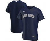 New York Yankees Men's Nike Navy Alternate 2020 Authentic Team Name MLB Jersey