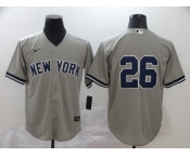 Nike Men's New York Yankees #26 DJ LeMahieu Authentic Grey Cool Base Baseball Jersey