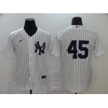 Nike Men's New York Yankees  #45 Luke Voit Replica White  Baseball Player Jersey