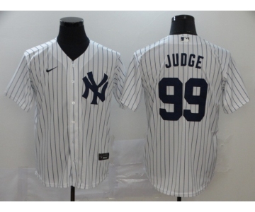 Nike Men's New York Yankees #99 Aaron Judge Replica White  Baseball Jersey