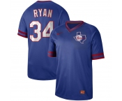 Men's Nike Majestic Texas Rangers #34 Nolan Ryan Blue M&N MLB Jersey