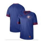 Men's Nike Rangers Blank Royal Cooperstown Collection Stitched Baseball Jersey