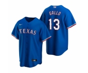 Men's Nike Texas Rangers #13 Joey Gallo Royal Alternate Stitched Baseball Jersey