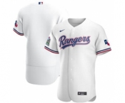 Men's Nike Texas Rangers 2020 White Home Authentic Team Baseball Jersey