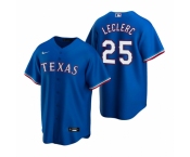 Men's Nike Texas Rangers #25 Jose Leclerc Royal Alternate Stitched Baseball Jersey