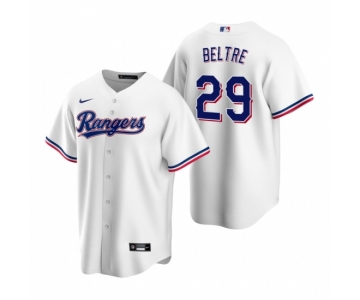 Men's Nike Texas Rangers #29 Adrian Beltre White Home Stitched Baseball Jersey